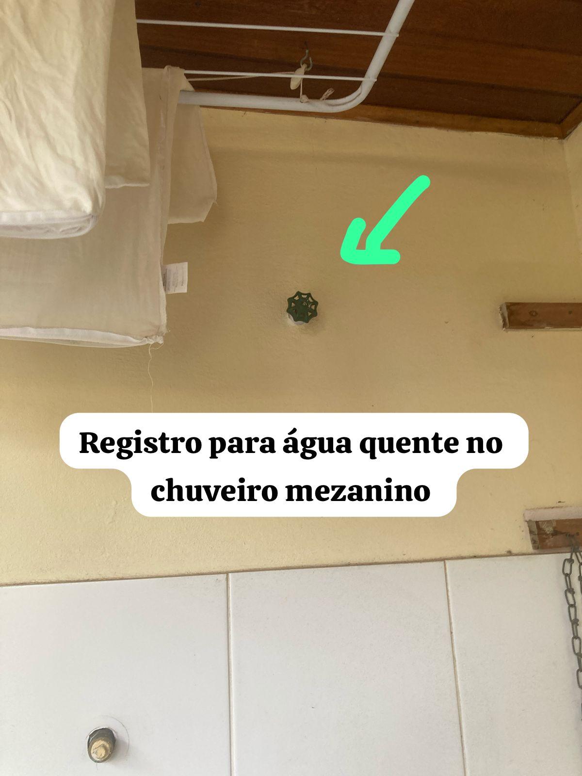 Registro água quente mezanino Ipê