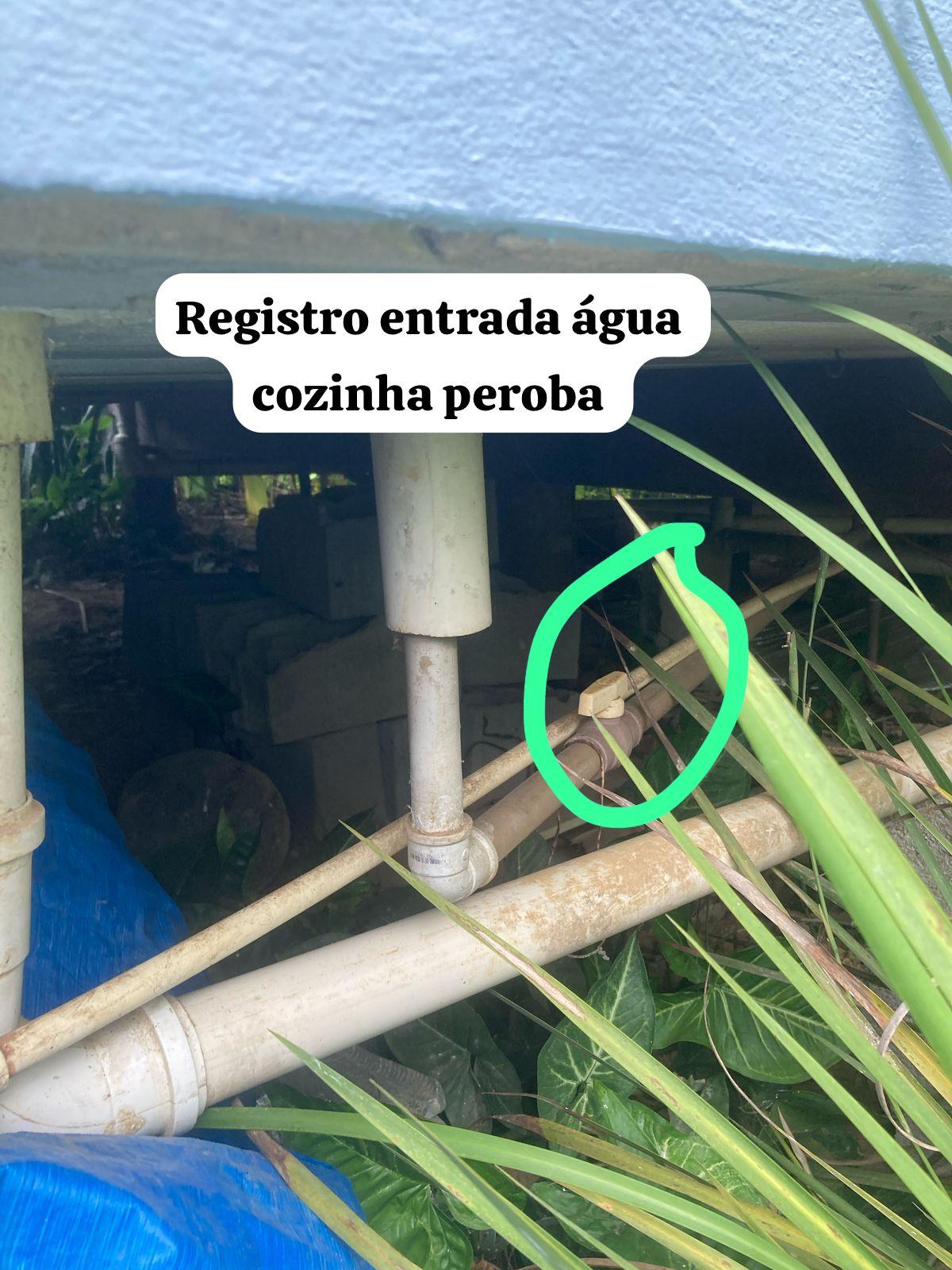 Registro cozinha Peroba