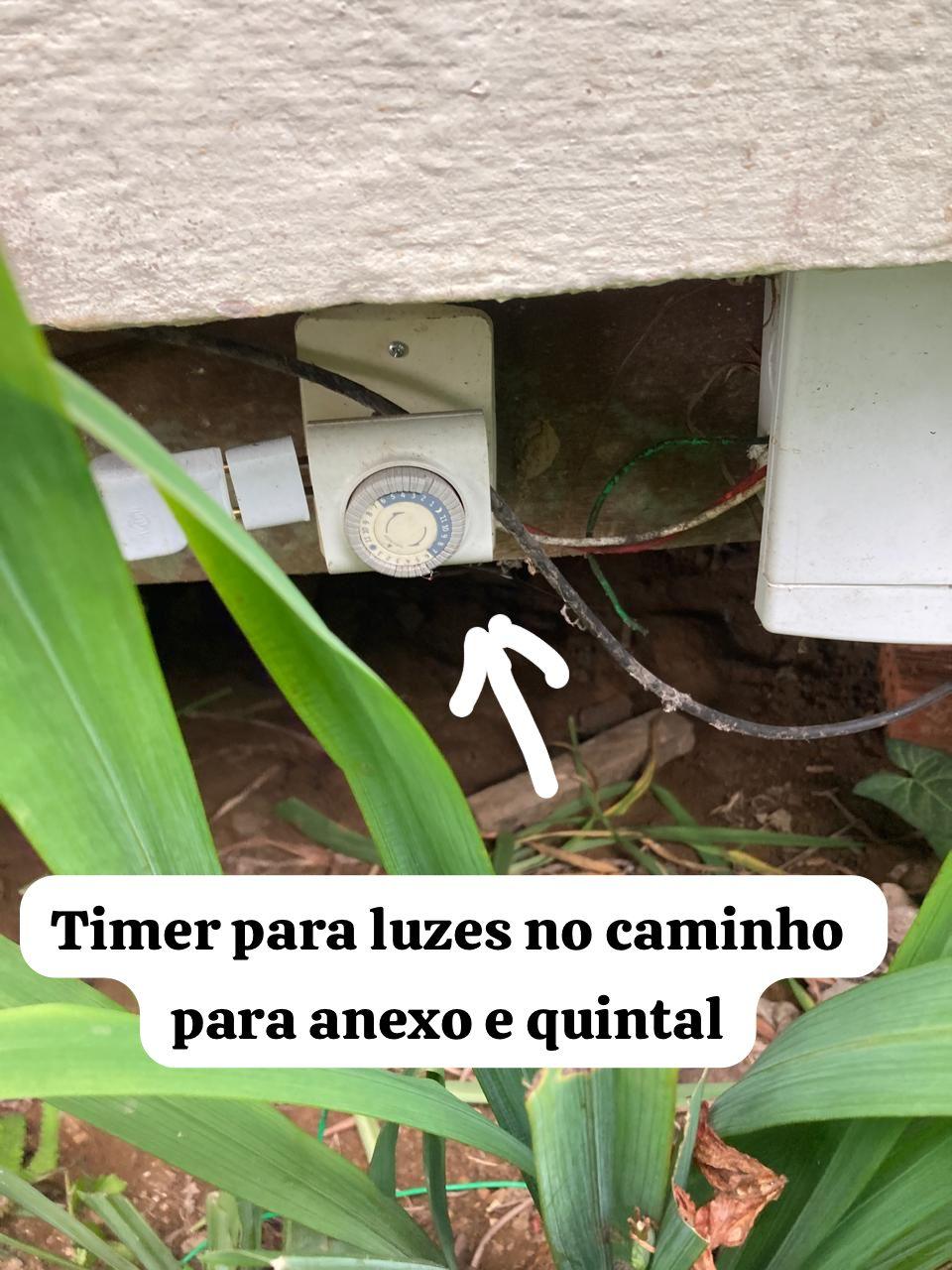 Timer luzes caminho Anexo