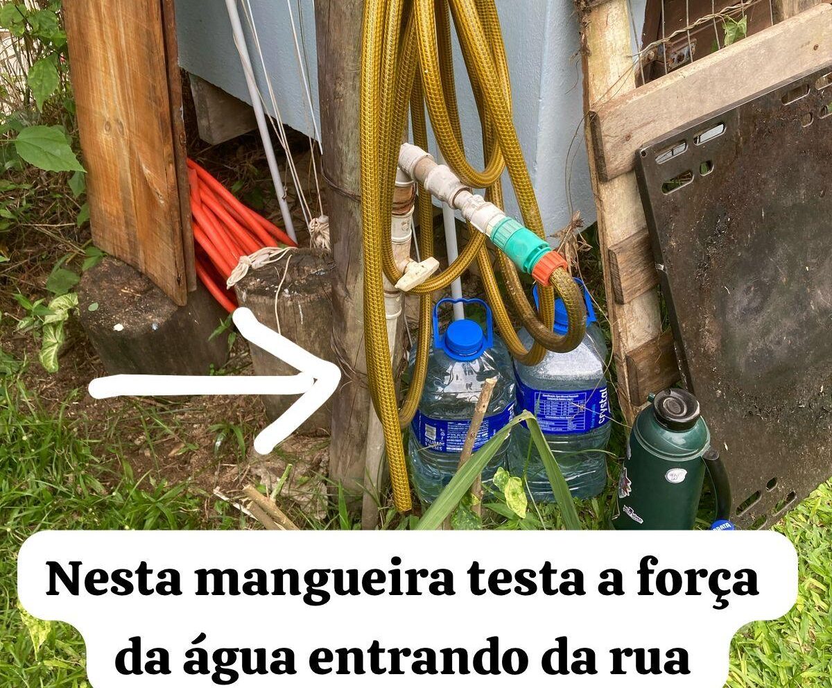 Torneira entrada do terreno